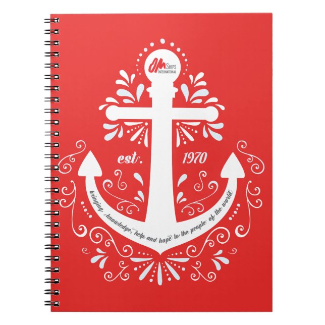 KHH Anchor Red Notebook (Front)