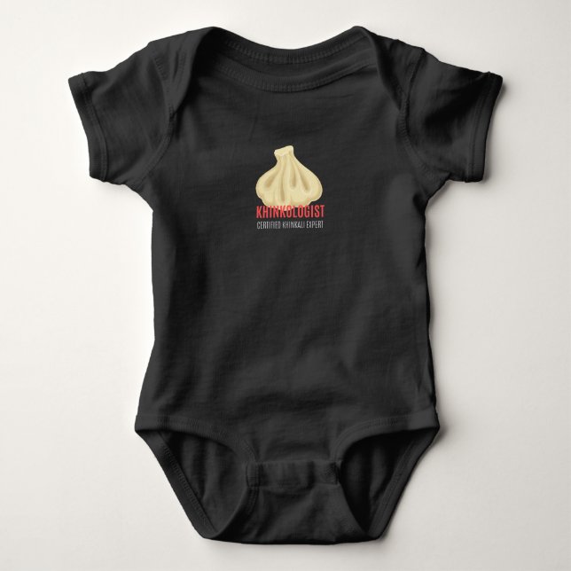 KHINKALI CERTIFIED EXPERT BABY BODYSUIT (Front)