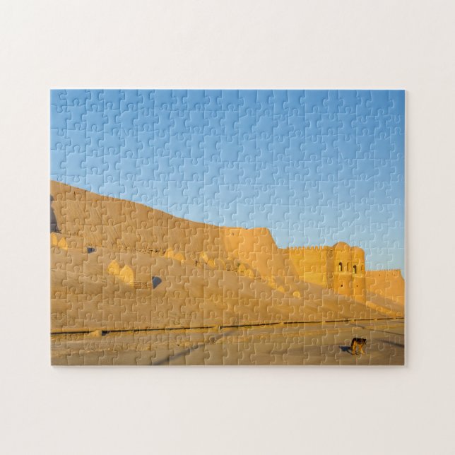 Khiva City Wall - Uzbekistan Jigsaw Puzzle (Horizontal)