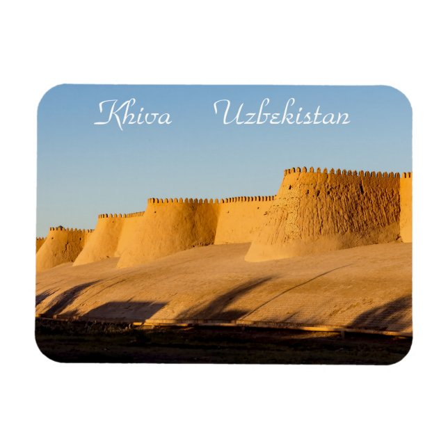 Khiva City Wall - Uzbekistan Magnet (Horizontal)
