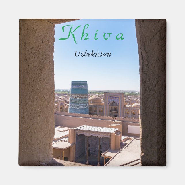 Khiva, Uzbekistan - Kalta Minor Minaret Magnet (Front)