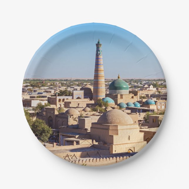 Khiva - Uzbekistan Paper Plate (Front)
