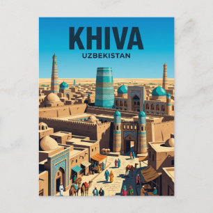 Khiva Uzbekistan Postcard