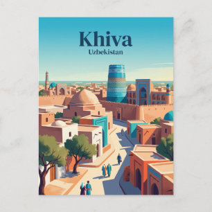 Khiva Uzbekistan Postcard