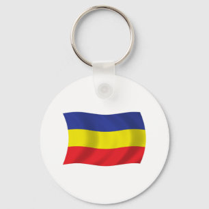 Khmer Kampuchea Krom Flag Keychain