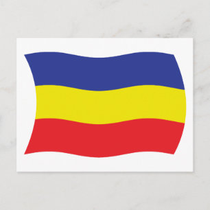 Khmer Kampuchea Krom Flag Postcard