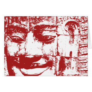 Khmer Stone Face ... Temple de Bayon, Cambodge