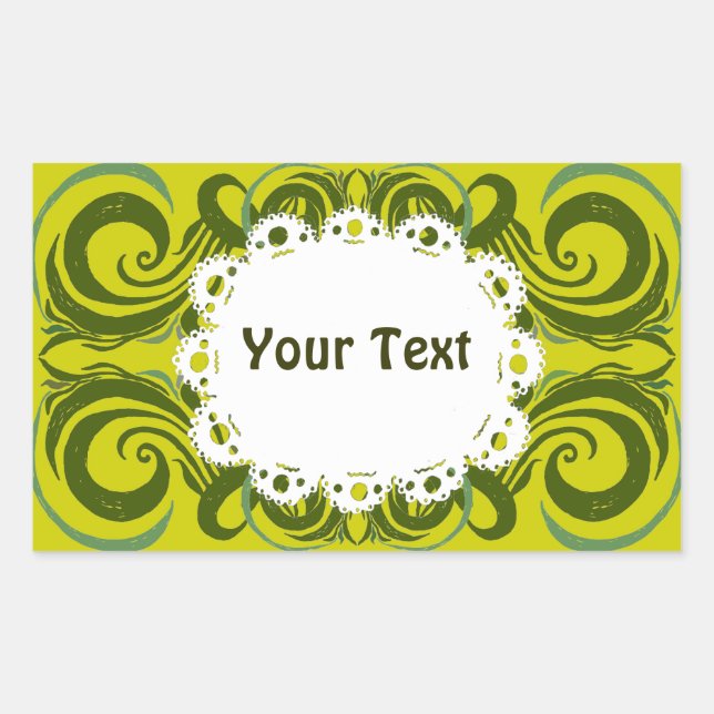 Khokhloma Exotique Sticker (Front)