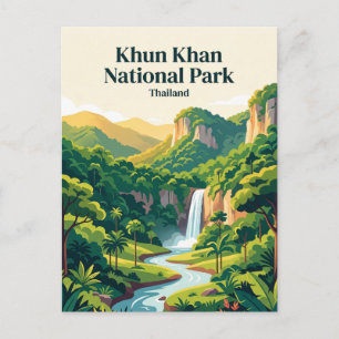 Khun Khan National Park Thailand Postcard