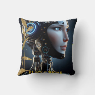 KI im Fokus Throw Pillow