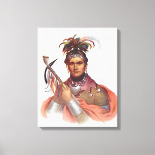 Ki-On-Twog-Ky or 'Complanter', a Seneca Chief Canvas Print
