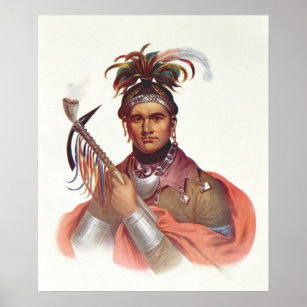 Ki-On-Twog-Ky or 'Complanter', a Seneca Chief Poster