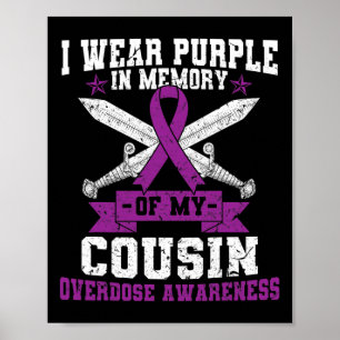 Ki Purple Ribbon Overdose Awareness Month Costume Poster