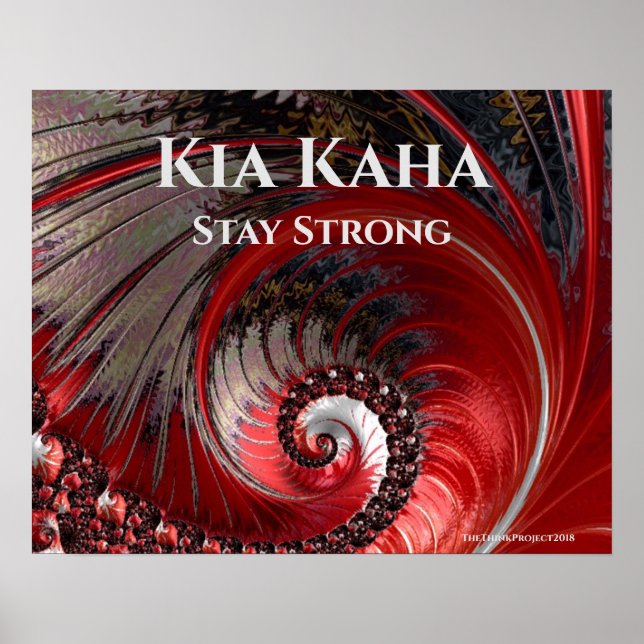 Kia Kaha Restez forte Poster thématique (Devant)