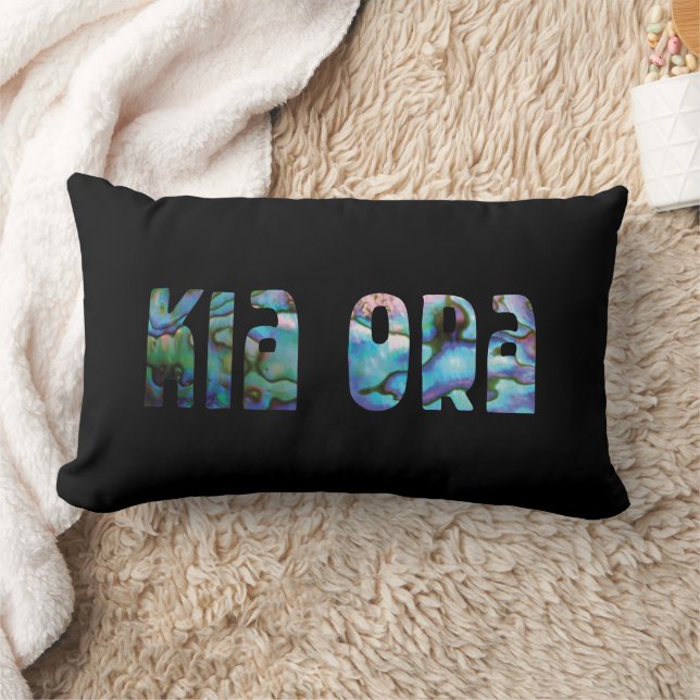 KIA ORA KIWI GREETING LUMBAR PILLOW (Blanket)
