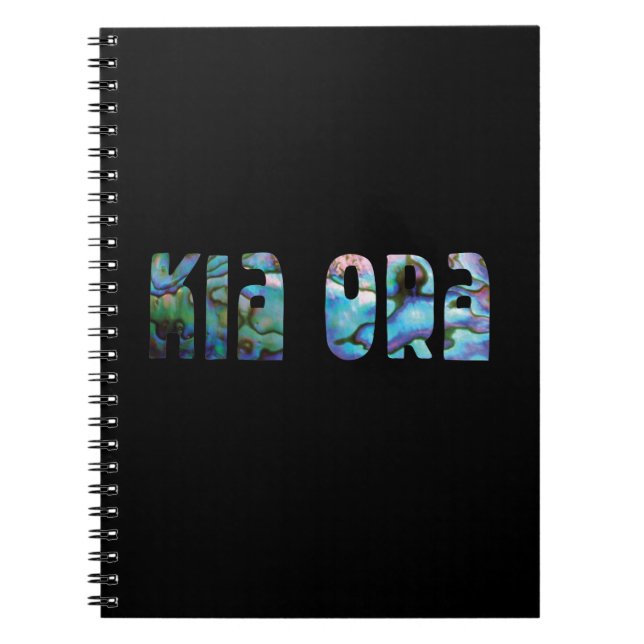 KIA ORA KIWI GREETING NOTEBOOK (Front)