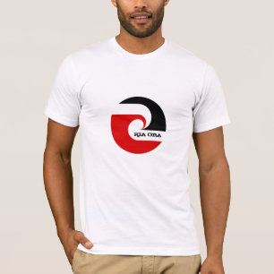 Kia Ora & Maori Flag, New Zealand /Sports, rugby T-Shirt