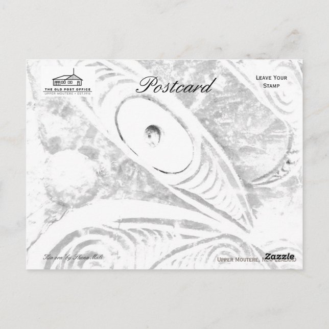 kia ora postcard (Back)