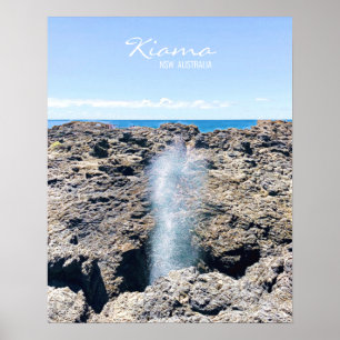 Kiama Blowhole NSW Australia Poster