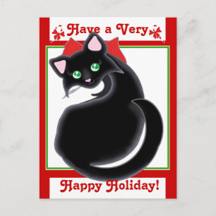 Kiara Toon Kitty Holiday! Postcard