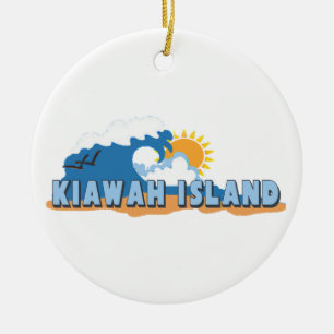 Kiawah Island. Ceramic Ornament