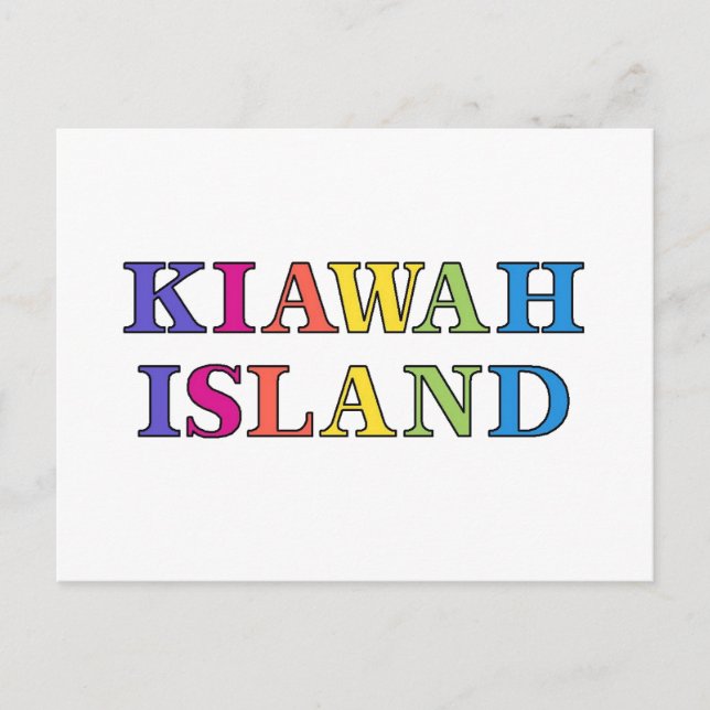 Kiawah Island SC Postcard (Front)
