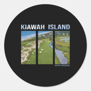 Kiawah Island South Carolina Family Golf Vacation Classic Round Sticker