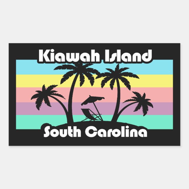 Kiawah Island South Carolina Sticker (Front)