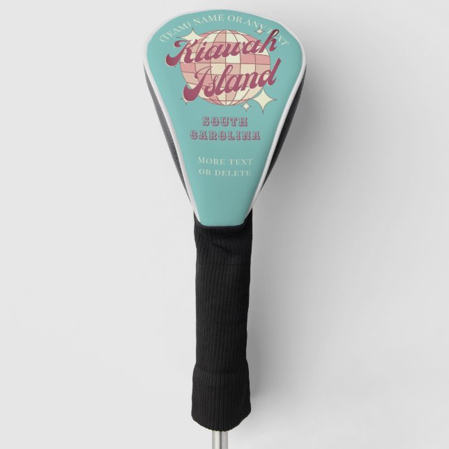 Kiawah Island South Carolina USA golfer Golf Head Cover (Front)