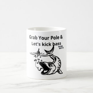 Kick Bass Funny Pêche mugs & tumblers