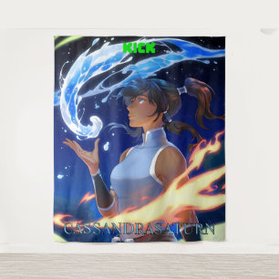 KICK CassandraSaturn Large Tapestry