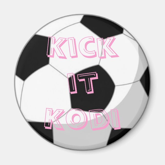 kick it kodi magnet (Front)