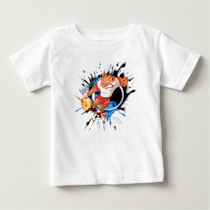 Kick it like it’s hot. cartoon soccer baby T-Shirt