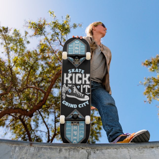 Kick It Skate Grind City Skateboard (Outdoor 1)