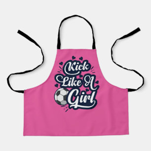 Kick Like A Girl Apron