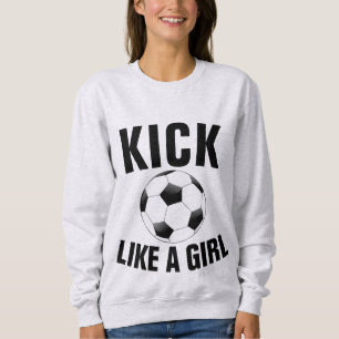 KICK LIKE A GIRL SOCCER T-Shirts