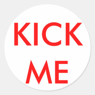kick me stickers