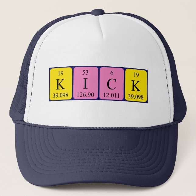 Kick periodic table name hat (Front)