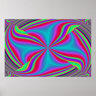 Kick Start place abstract Poster