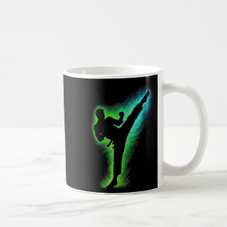 Kick - Taekwondo Practitioner Art Coffee Mug