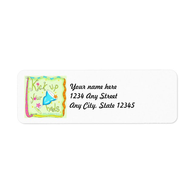 Kick up Your Heels Return Address label (Front)
