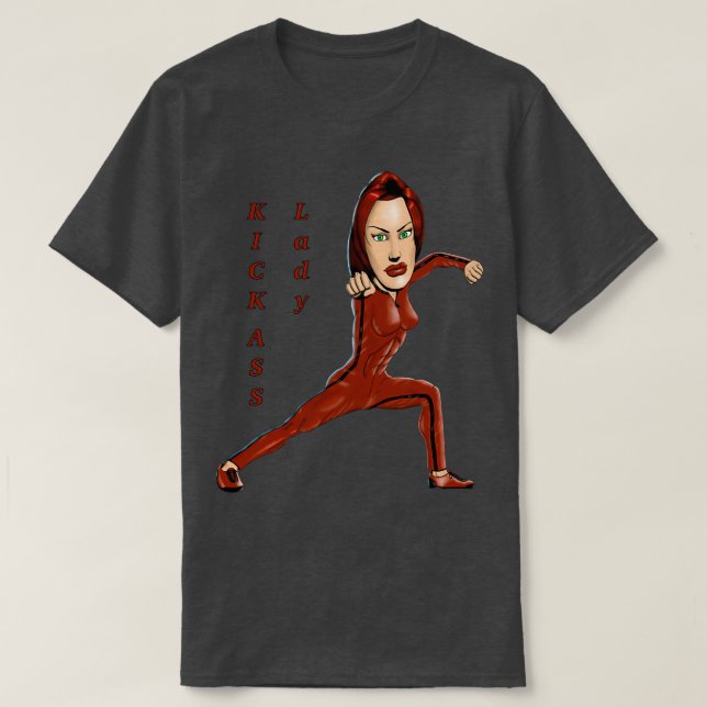 Kickass lady T-Shirt (Design Front)