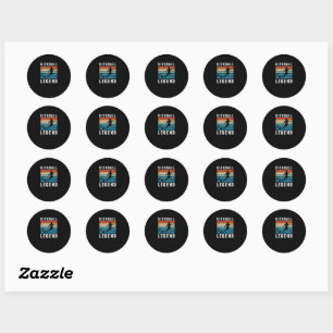 Kickball Legend Classic Round Sticker