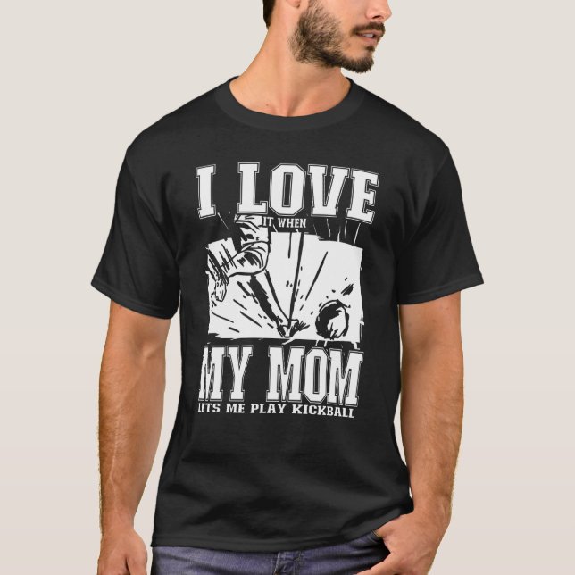 Kickball Player Kids T-Shirt (Front)