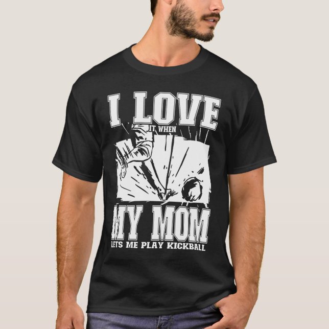 Kickball Player Kids T-Shirt (Front)