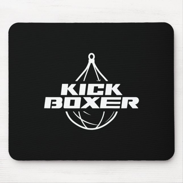 Kickboxer Kick Boxing Martial Arts Kickboxing Kick Mouse Pad (Front)