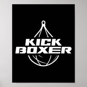 Kickboxer Kick Boxing Martial Arts Kickboxing Kick Poster