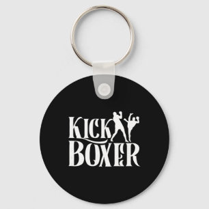 Kickboxer Kickbox Kick Boxing Kickboxing Martial A Keychain