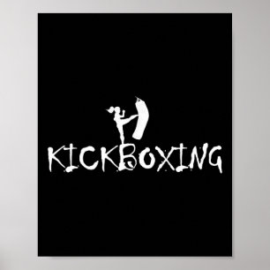 Kickboxer Kickboxing Martial Arts Boxing Mma Sparr Poster