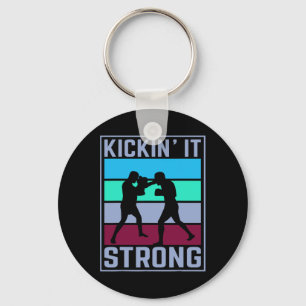 Kickboxer Martial Arts Kickboxing _1 Keychain